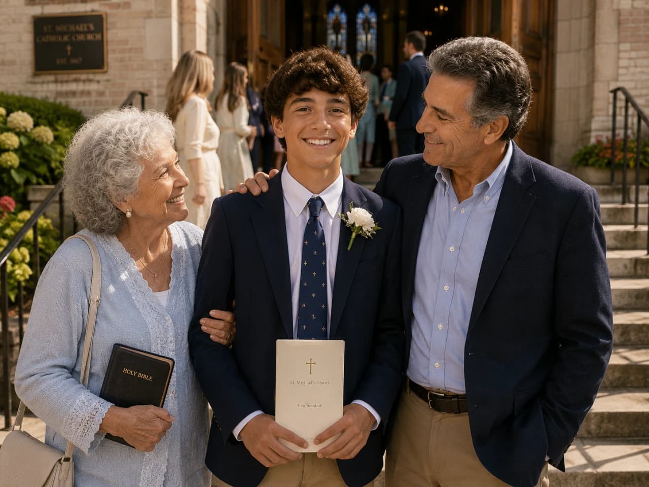 Confirmation at St. Michael's photo from Amelia Hartwell's profile.
