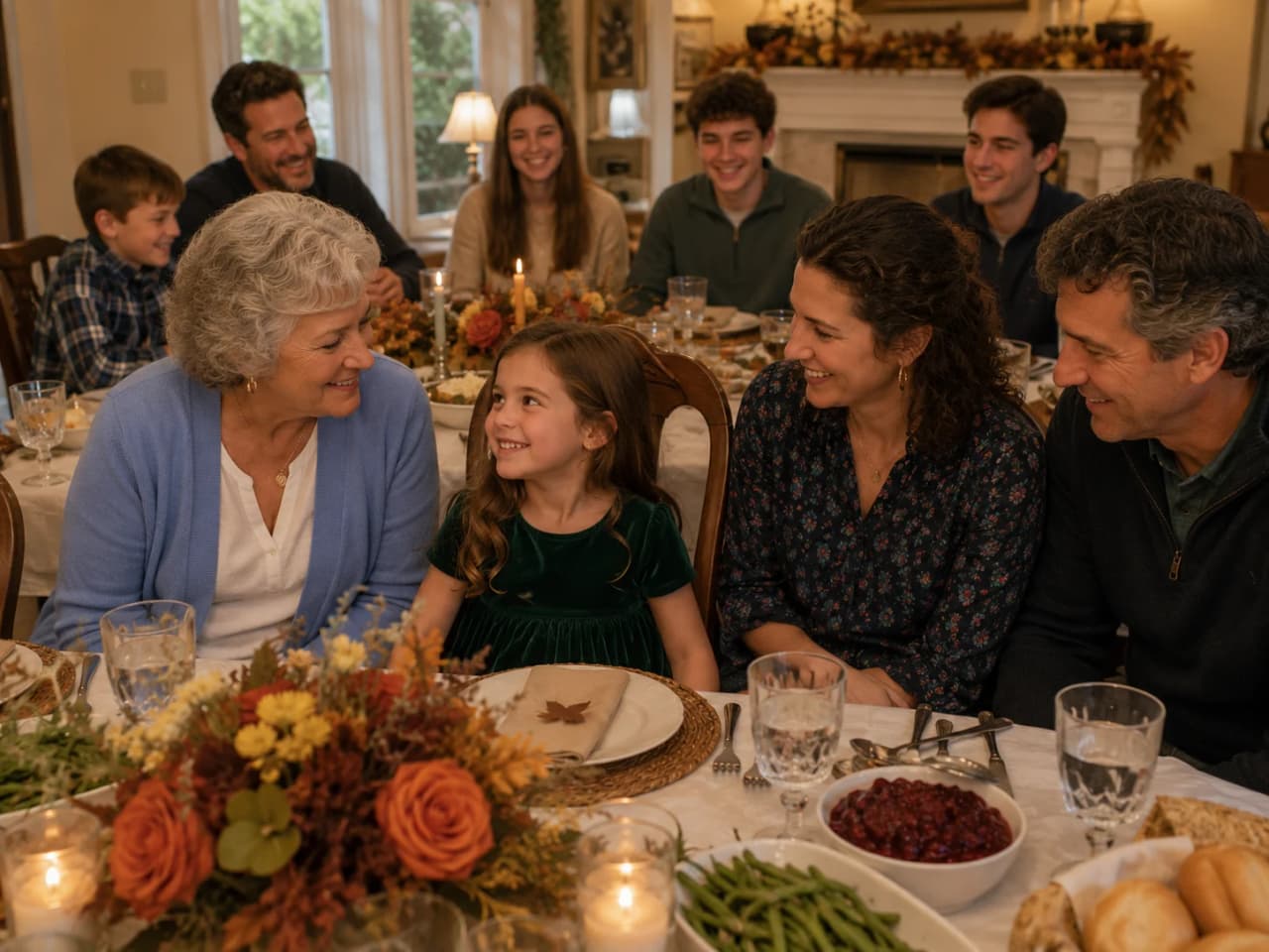 Thanksgiving at the Big Table photo from Amelia Hartwell's profile.