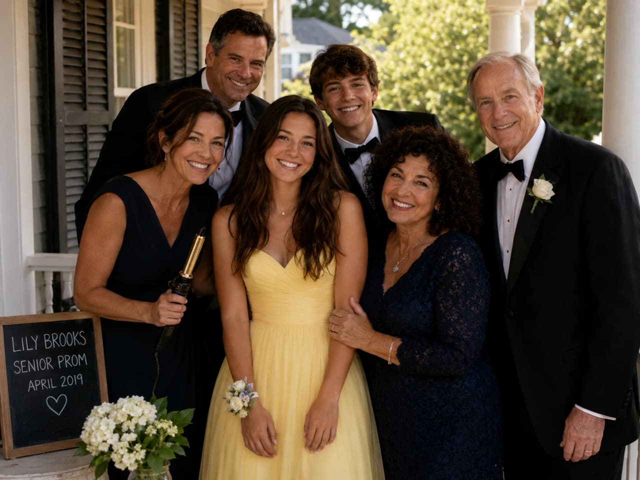 Senior Prom and a yellow dress photo from Amelia Hartwell's profile.