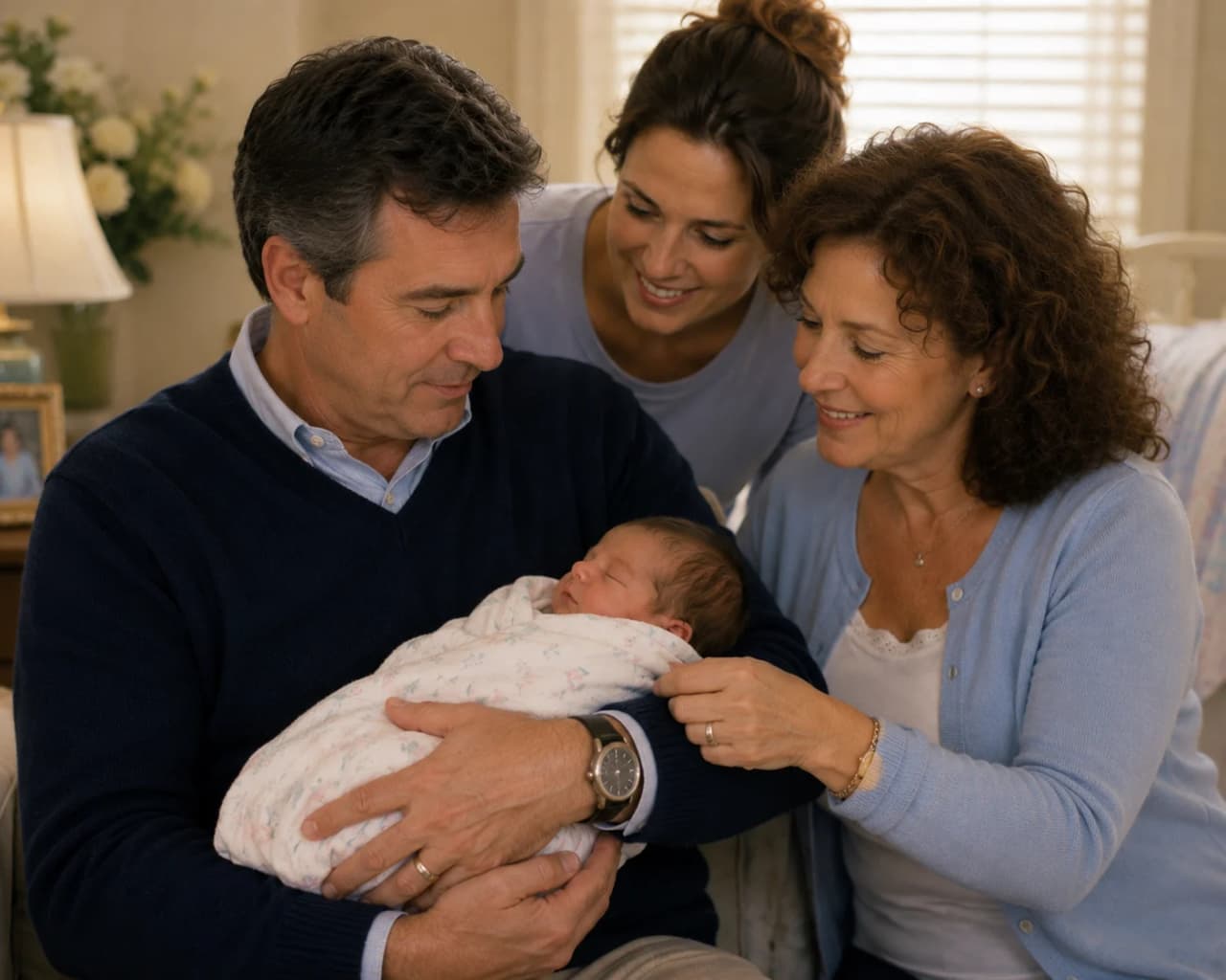 Becoming a Grandfather, Lily was born photo from Amelia Hartwell's profile.
