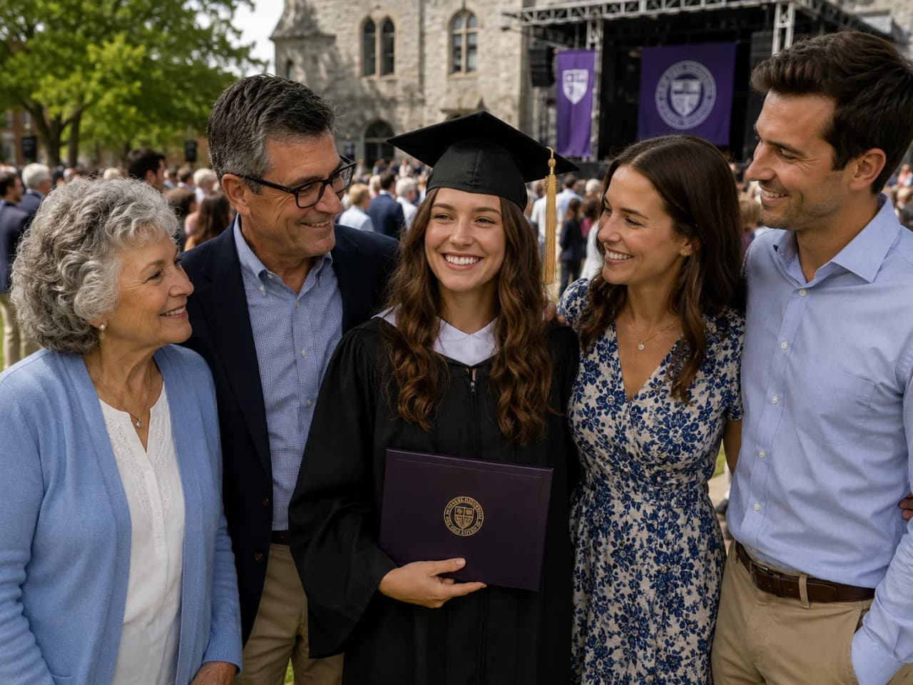 Lily's College Graduation photo from Amelia Hartwell's profile.