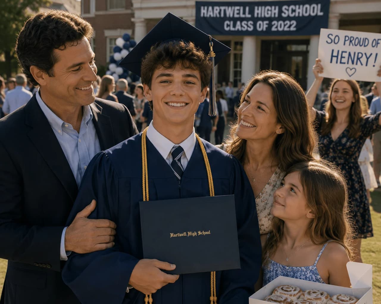 High School Graduation photo from Amelia Hartwell's profile.