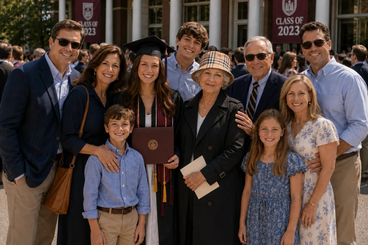 College Graduation photo from Amelia Hartwell's profile.