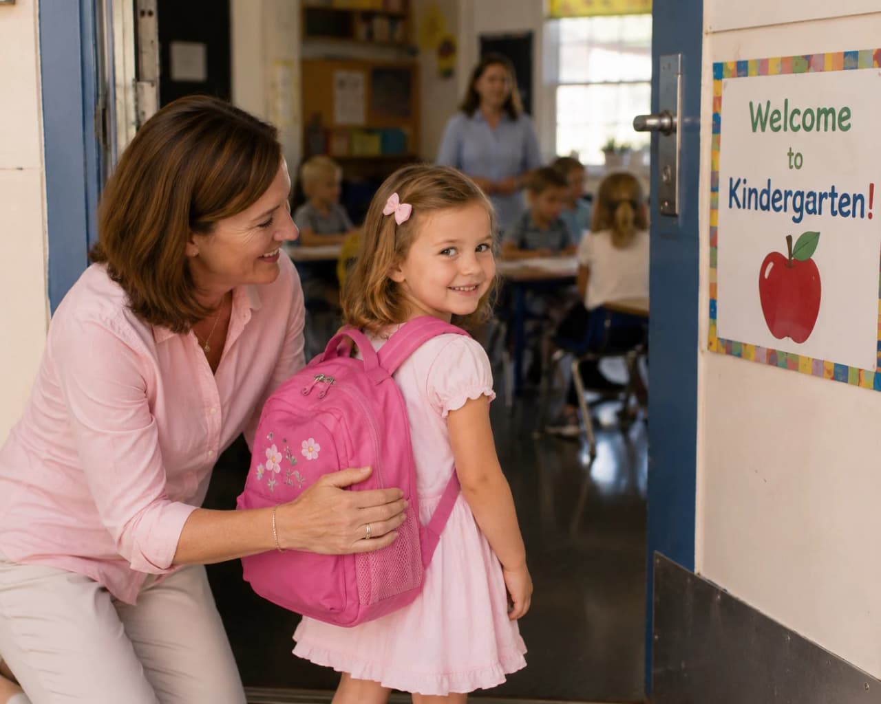 First Day of Kindergarten photo from Amelia Hartwell's profile.