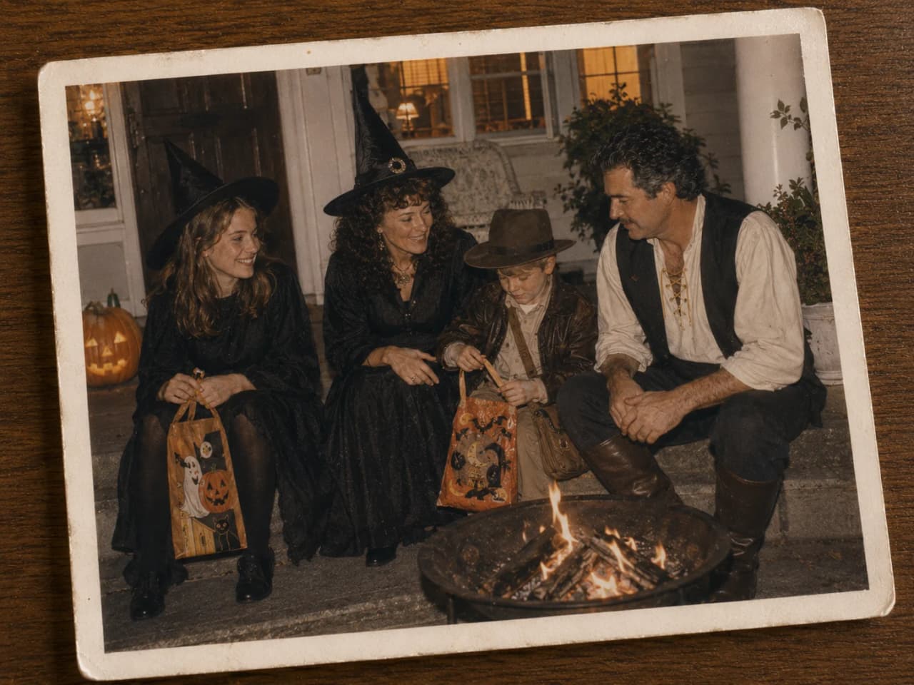 Halloween with a Ghost and a Witch photo from Amelia Hartwell's profile.