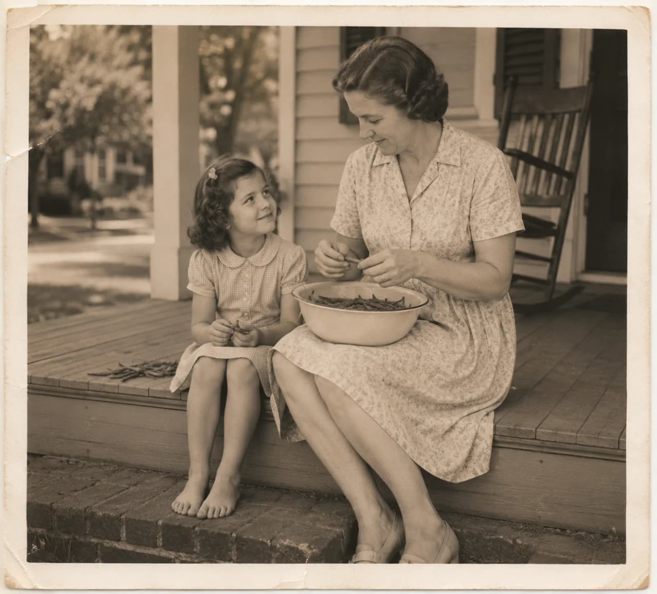 Sitting on the Porch with Her Mother photo from Amelia Hartwell's profile.
